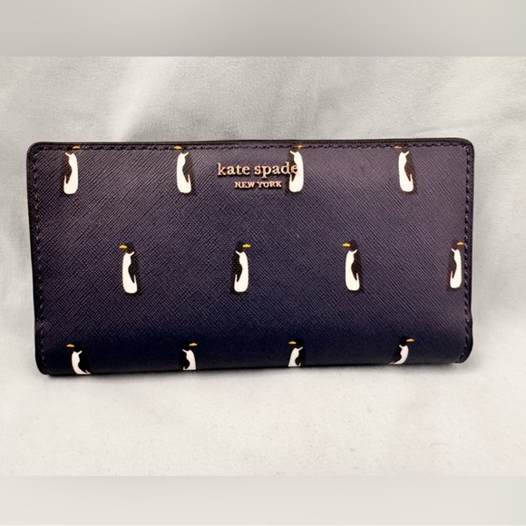 kate spade Handbags - Kate Spade Black Wallet with Penguin Design
